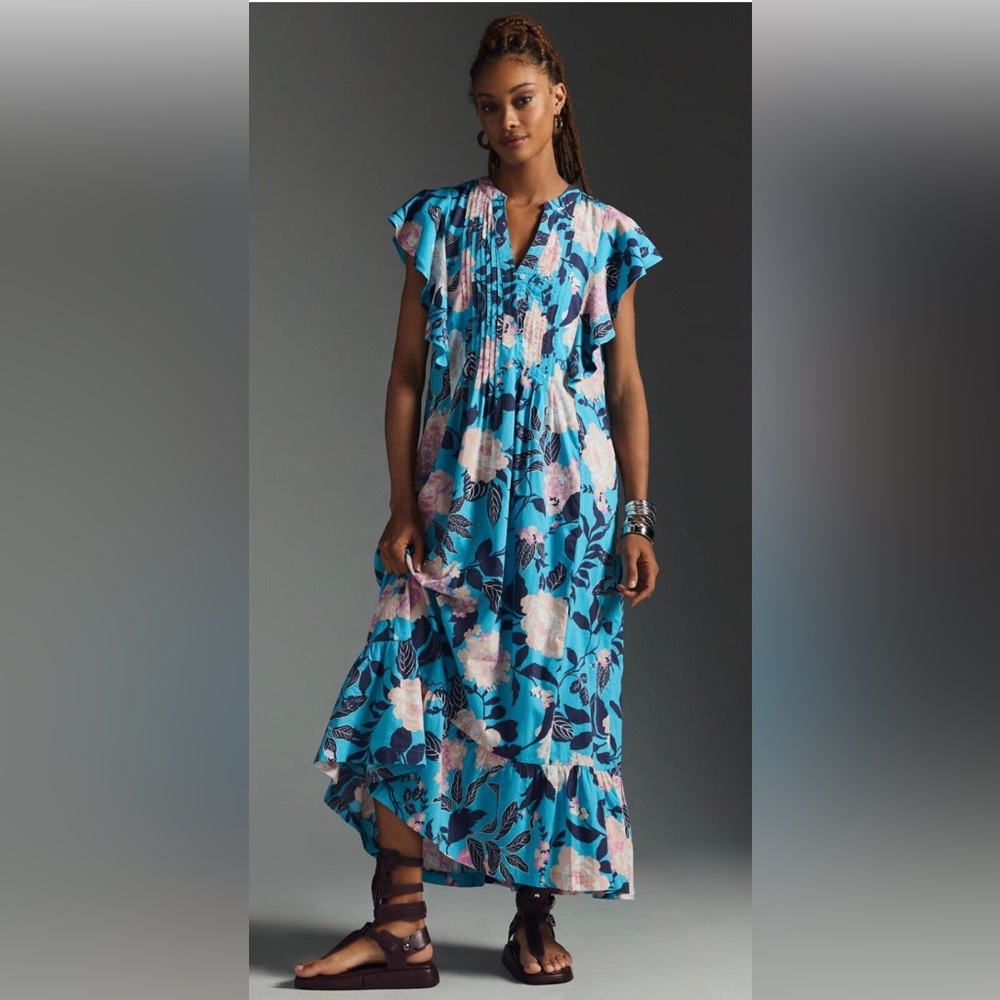 Anthropology Maeve Cassandra Maxi Dress - size xx small